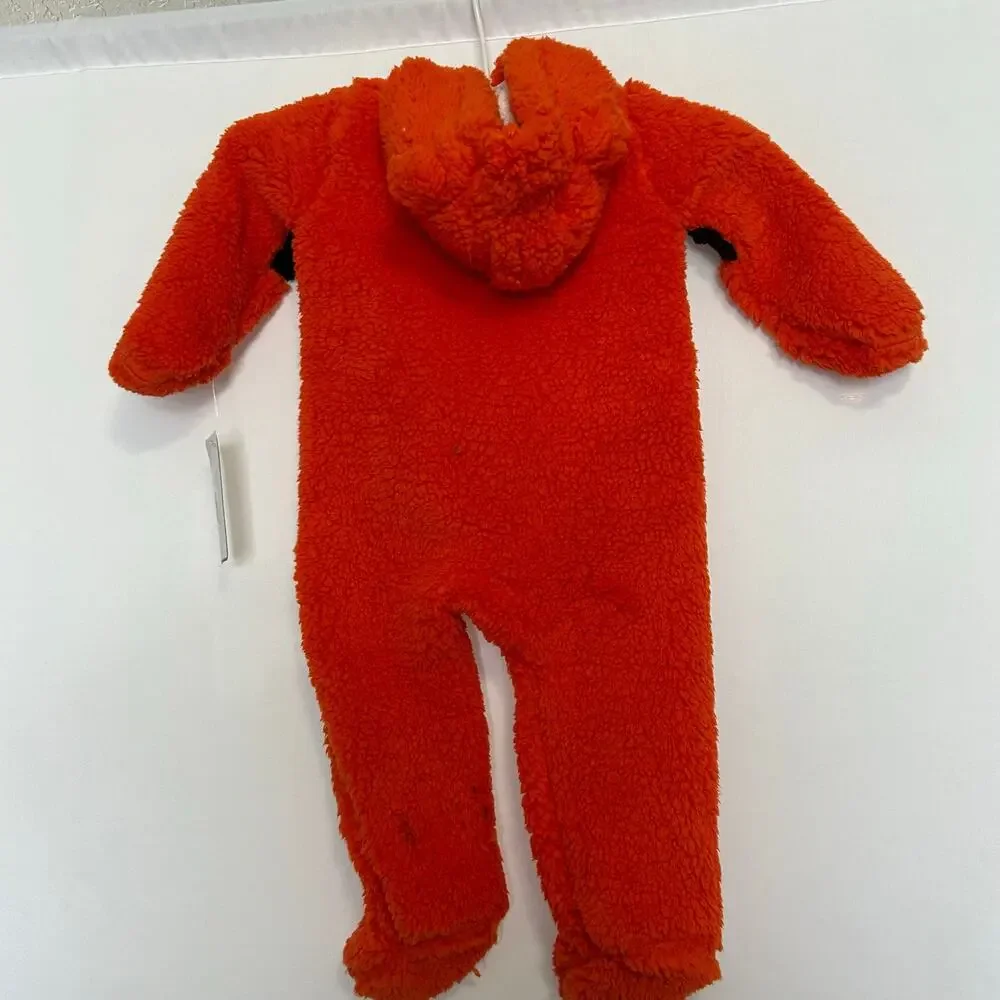 NWT NHL Philadelphia Flyers Infant Sherpa Hooded Footed Bunting 18M Orange